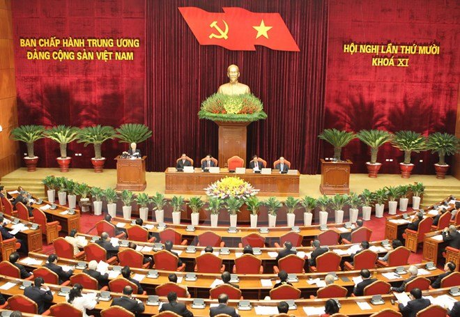 Hội nghị lần thứ 10 Ban chấp hành Trung ương Đảng Cộng sản khóa 11 sẽ kéo dài từ 5 đến 12/1/2015. Ảnh: TTXVN